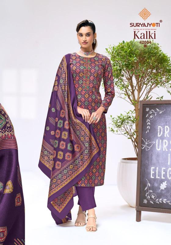 Suryajyoti kalki vol 42 dress material wholesale in mumbai